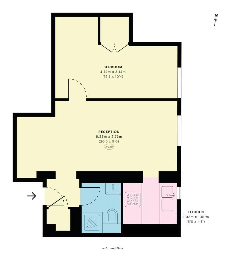 Modern 1 Bedroom Apartment In Kensington Londra Exterior foto